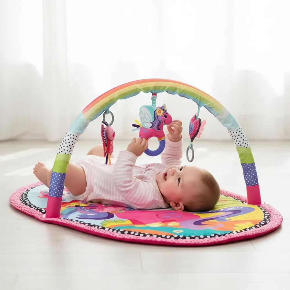 Infantino Pink Unicorn Playmat – 0M+