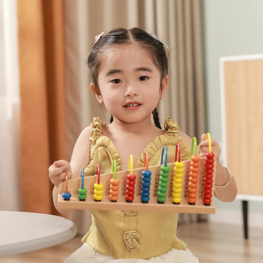 Viga Toys Wooden Math Abacus – 3Y+