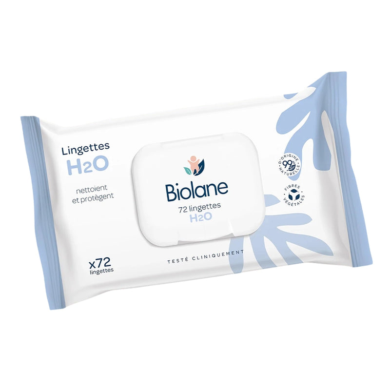 Biolane H2O Wipes - 72 Pieces