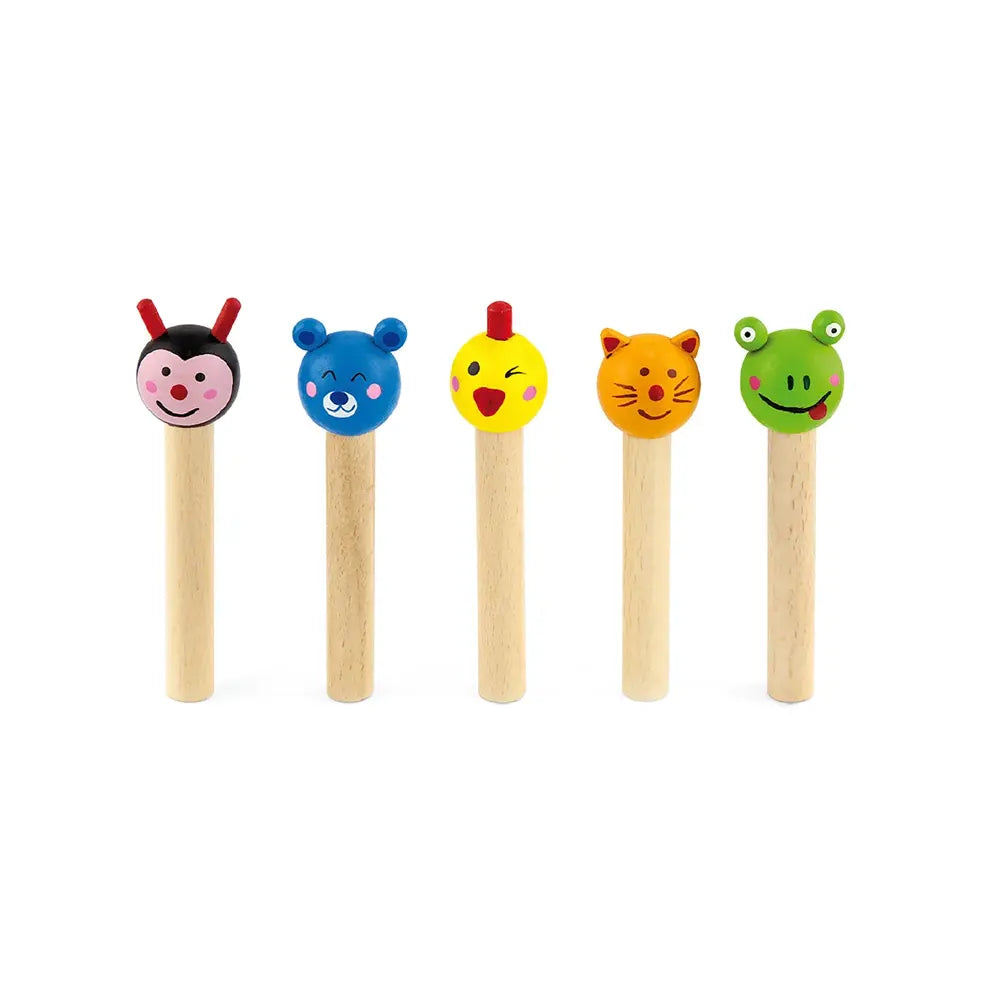 Viga Toys Wooden Animal Ring Toss Game – 3Y+