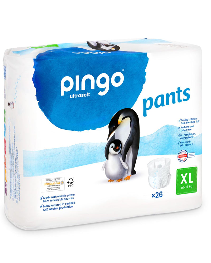 Couches Culottes Ultrasoft Pingo Taille 6 - (16Kg) 26 Unités