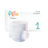 Couches Pillo Taille 1 New Born (2-5kg) 33 Unités