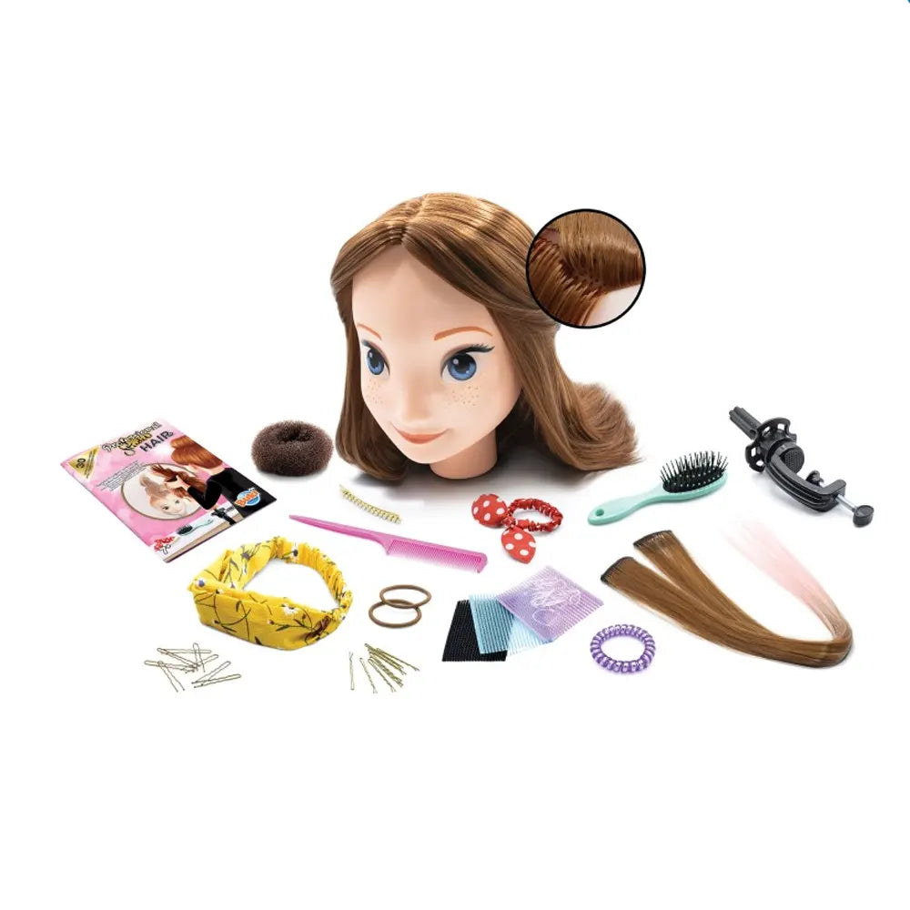 Buki Professional Studio Busto de Muñeca para Peinar con Accesorios – 7A+