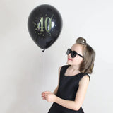 Set of 8 Printed Latex Balloons 40-30cm