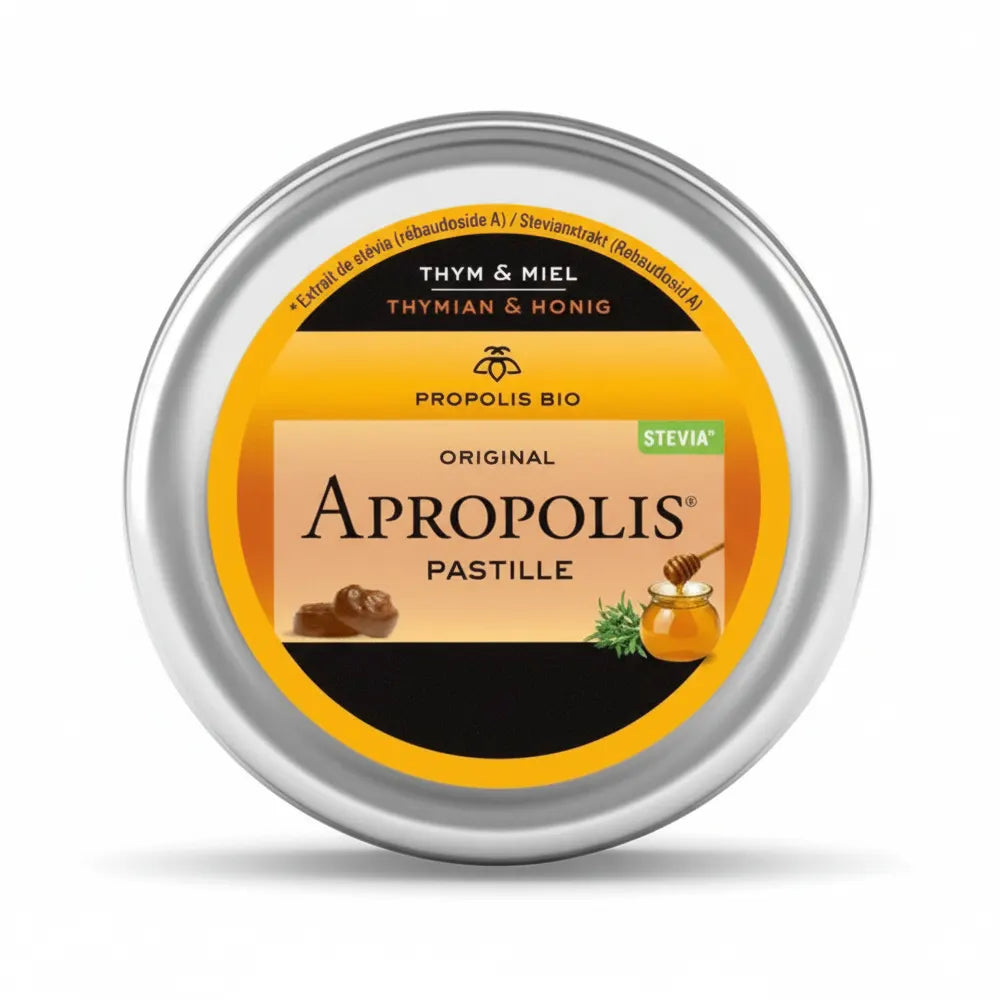 Apropolis pastilles propolis thym et miel, boîte de 40 g