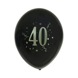 Set of 8 Printed Latex Balloons 40-30cm