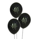 Set of 8 Printed Latex Balloons 40-30cm
