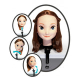 Buki Professional Studio Busto de Muñeca para Peinar con Accesorios – 7A+