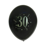 Set of 8 Printed Latex Balloons 30-30cm