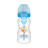 Dr. Brown’s Anti-Colic Baby Bottle Options with Wide Neck, Blue, 270 ml