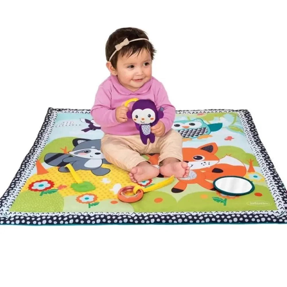 Infantino Alfombra de Juego y Actividades - Safari - 0M+