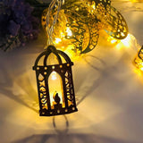 Guirlande Lumineuse Métal Lanterne Orientale – 10 LED