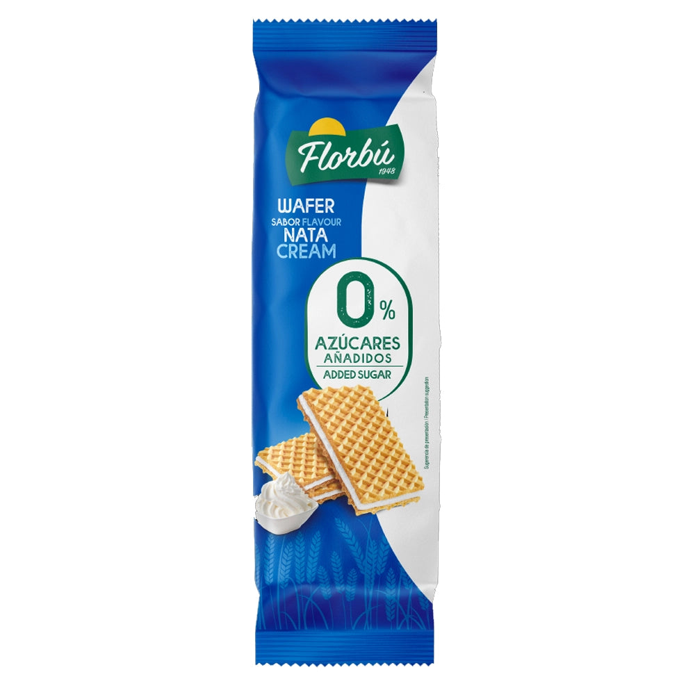Florbú Gaufrette à la Crème Sans Sucre - 150g