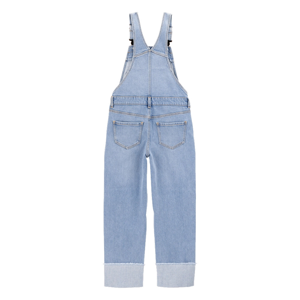 OshKosh Girl's Stretch Denim Overalls - Ozone Wash