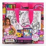 Creative DIY Coloring Bag with Markers for Kids
