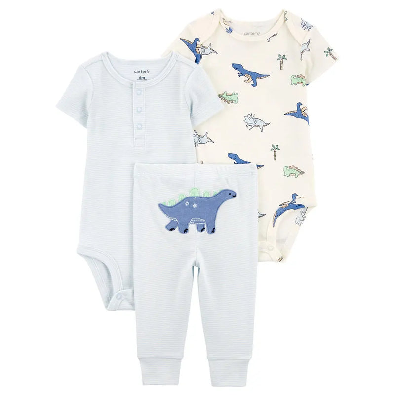 Carter's 3-Piece Set - Blue Dinosaur