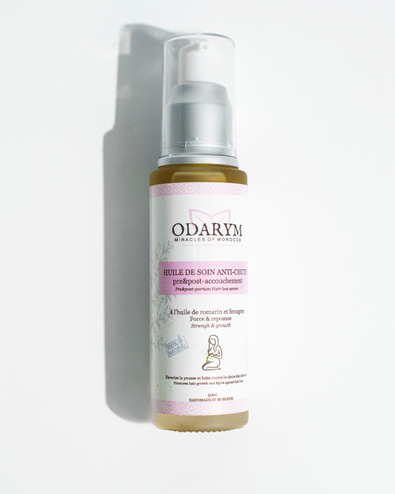 Odarym Huile de Soin Anti-Chute PRE-POST Accouchement - 50ml