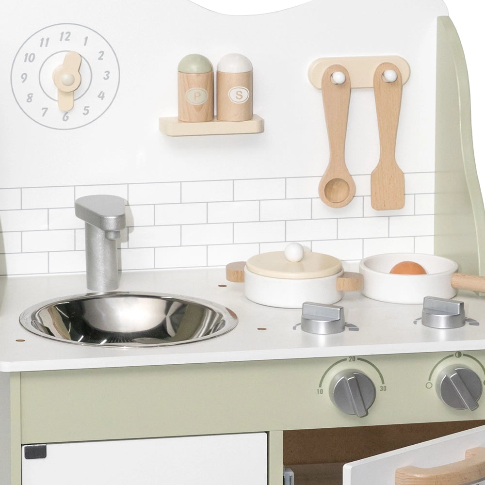 Viga Toys PolarB Cuisine avec Ustensiles 3A+ - Vert