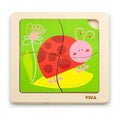 Viga Toys Wooden Ladybug Flat Puzzle – 12M+
