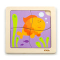 Viga Toys Wooden Flat Fish Puzzle – 12M+