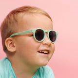 Babiators Polarized Keyhole Sunglasses 6 Years - Seafoam Blue