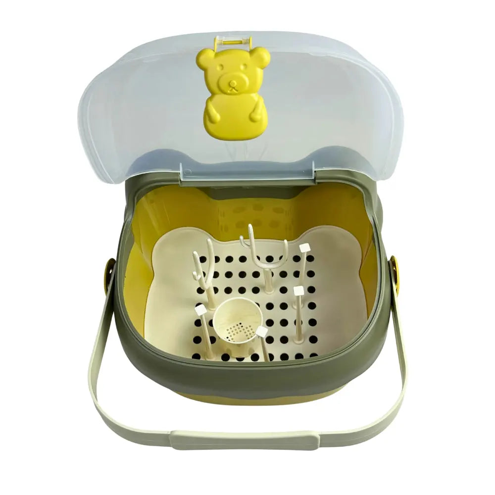 Portable Storage Box for Baby Accessories – Bear Pattern