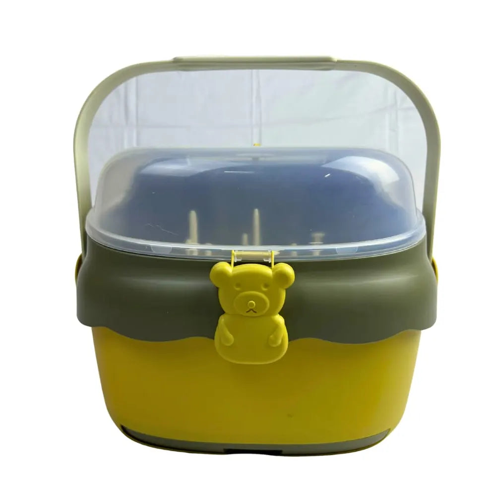 Portable Storage Box for Baby Accessories – Bear Pattern