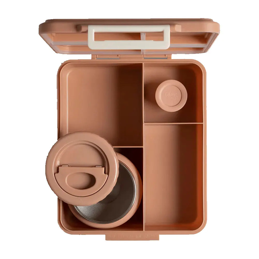 Citron Grande Lunchbox avec Pot Alimentaire Isotherme - Licorne Rose
