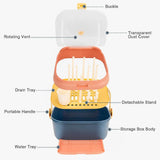 Portable Storage Box for Baby Accessories – Bear Pattern
