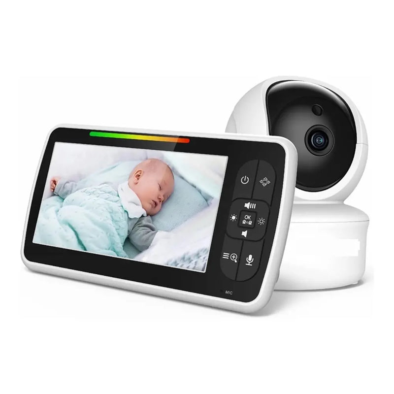 Vigilabebés con cámara de video SM650, pantalla de 5 pulgadas