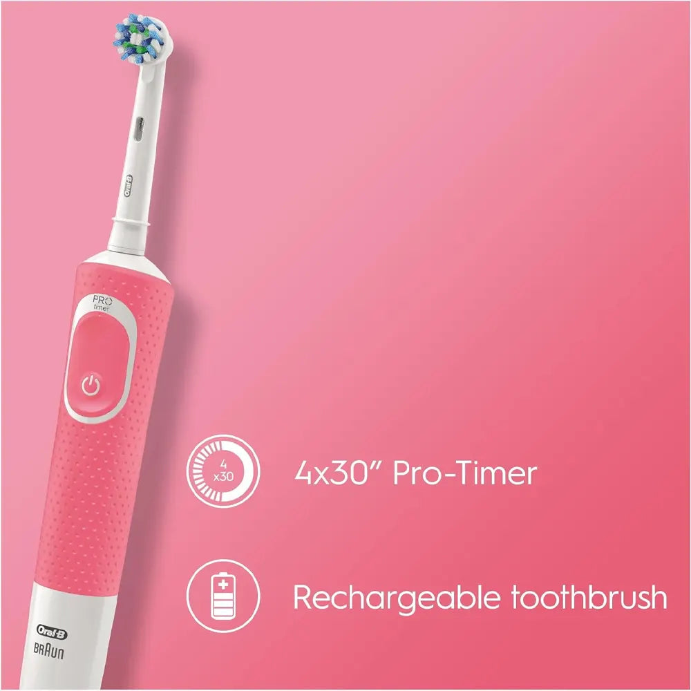 Oral-B Vitality 100 Pink 3D White Electric Toothbrush