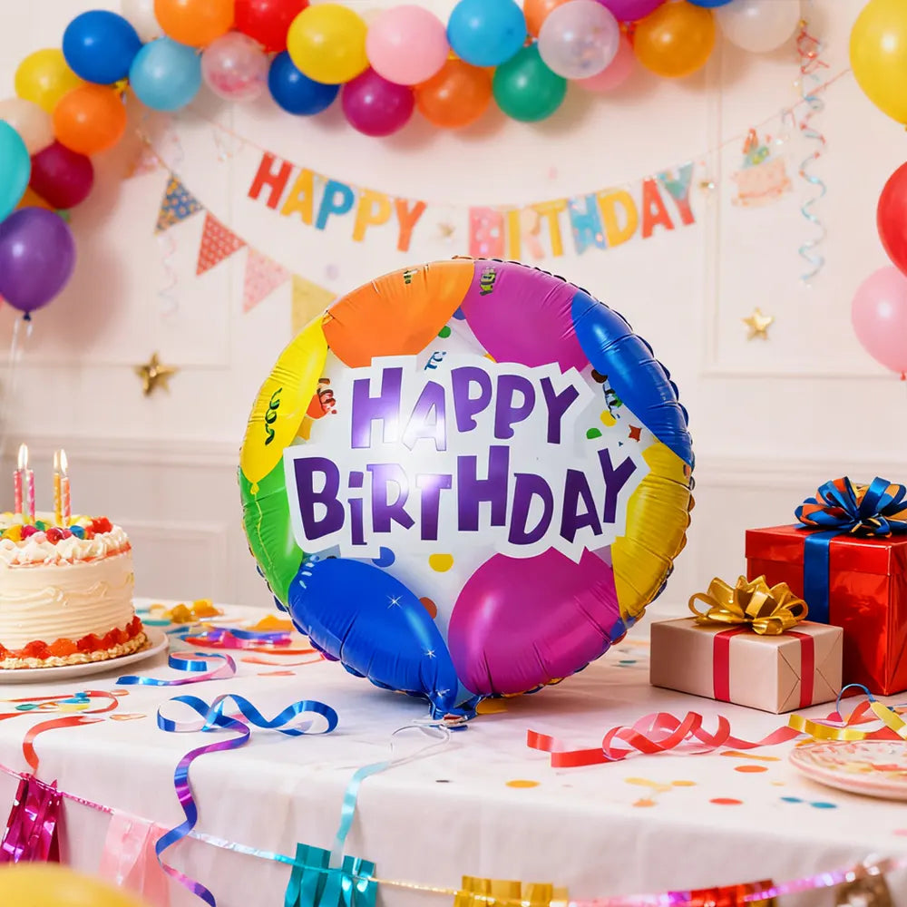 Globo de Aluminio Feliz Cumpleaños – 45cm