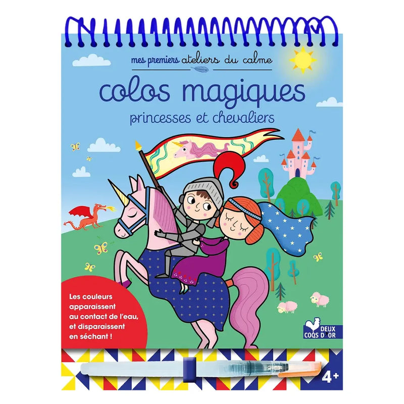 Magic Coloring Book Princesses & Knights & Pen