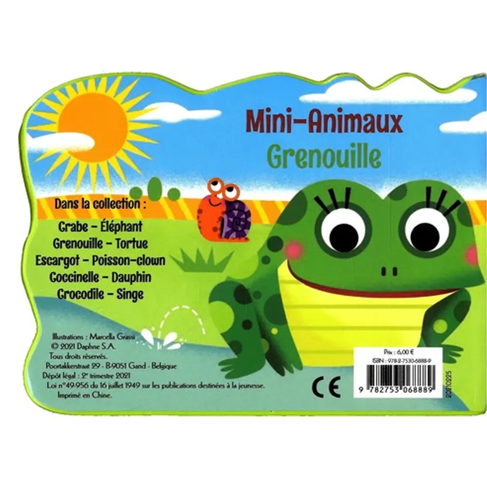 Piccolia Livre Mini Animaux - La Grenouille