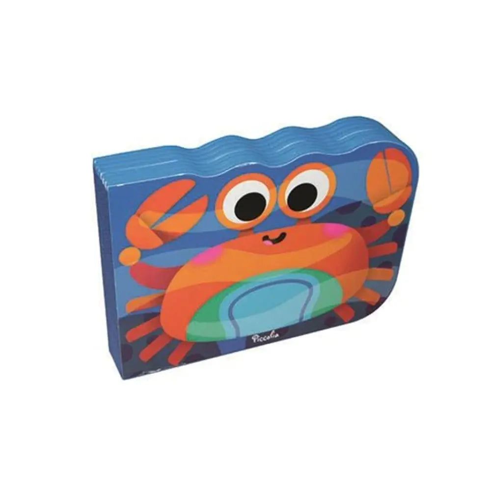Piccolia Livre Mini Animaux - Le Crabe
