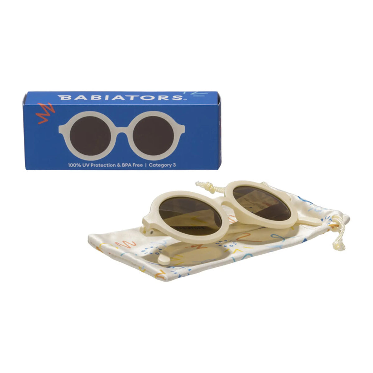 Babiators Round Sunglasses 3-5 Years - Sweet Cream
