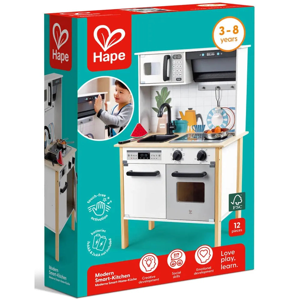 Hape Interactive Modern Wooden Kitchen 3-8Y