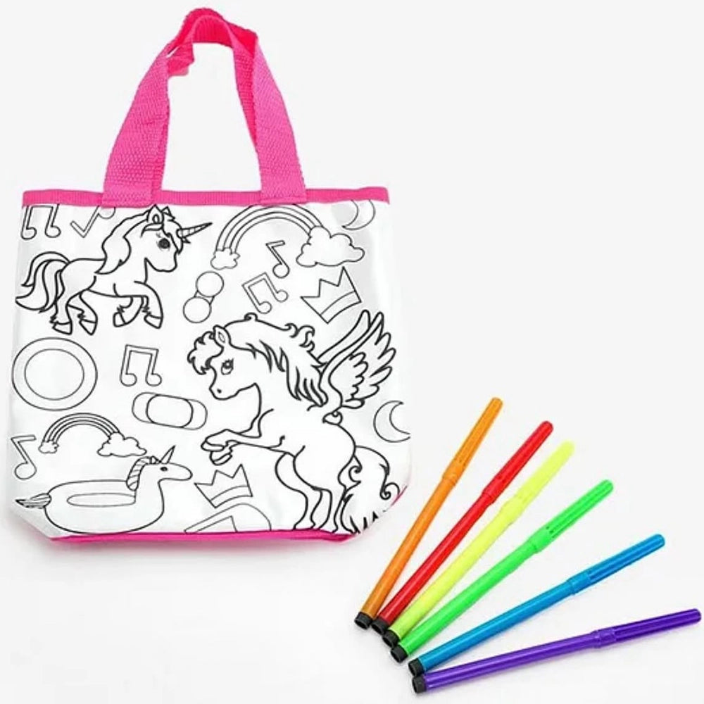 Creative DIY Coloring Bag with Markers for Kids