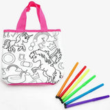 Creative DIY Coloring Bag with Markers for Kids
