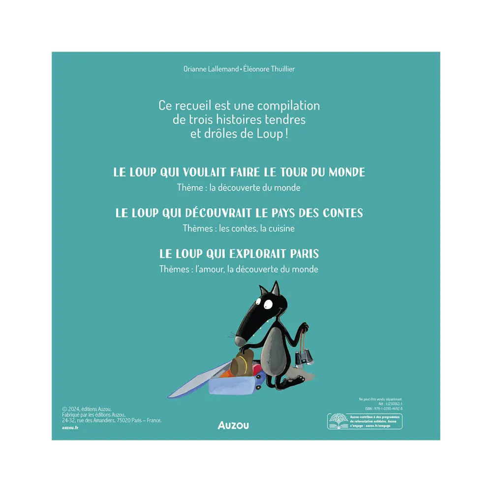 Auzou Wolf Box Set - Los extraordinarios viajes del lobo