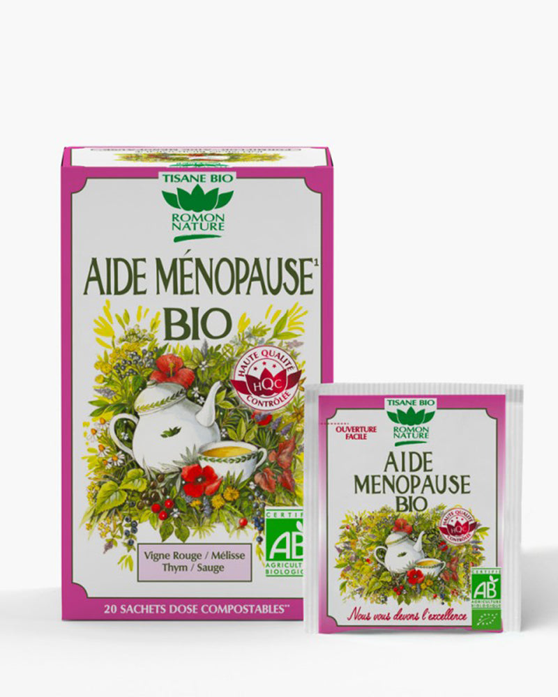 Té de hierbas orgánico Romon Nature para la menopausia (20 bolsitas)