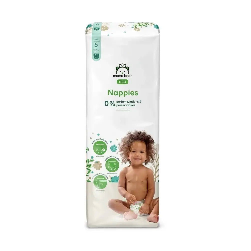 Mama Bear Ecological Diapers Size 6 (+16Kg) – 40 Units