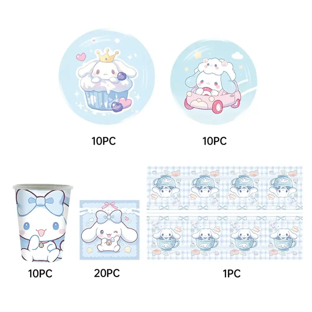 Pack de Cumpleaños 51 Piezas – Cinnamoroll