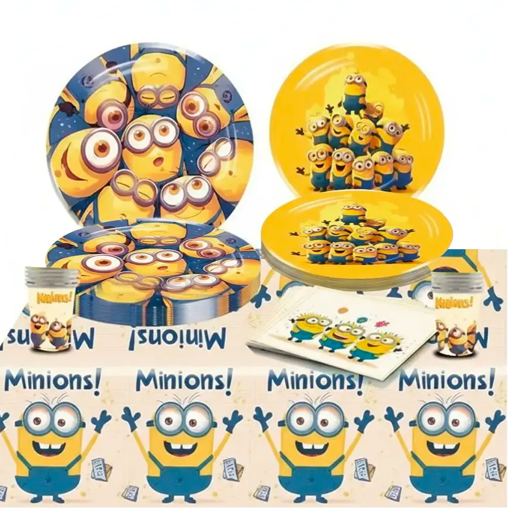 Pack de Cumpleaños 51 Piezas – Minions Amarillo
