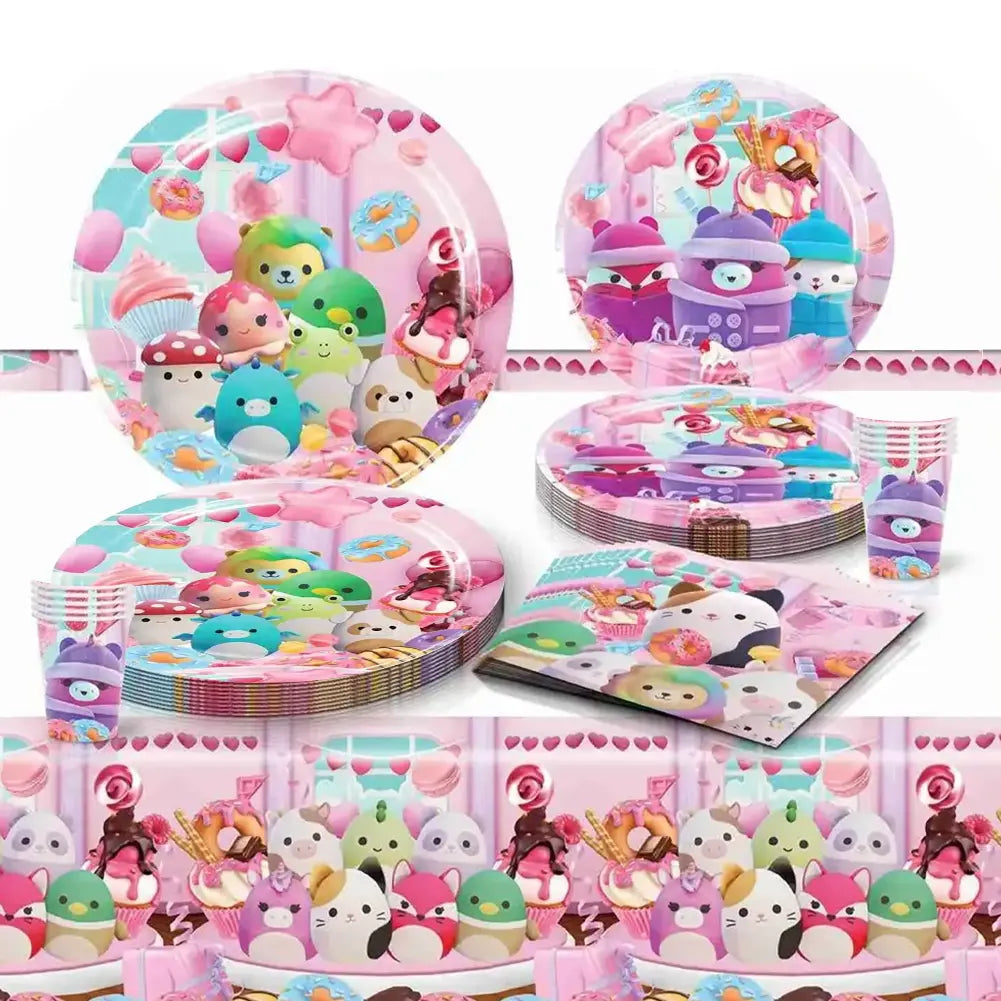 51 Piece Birthday Pack - Squishmallows