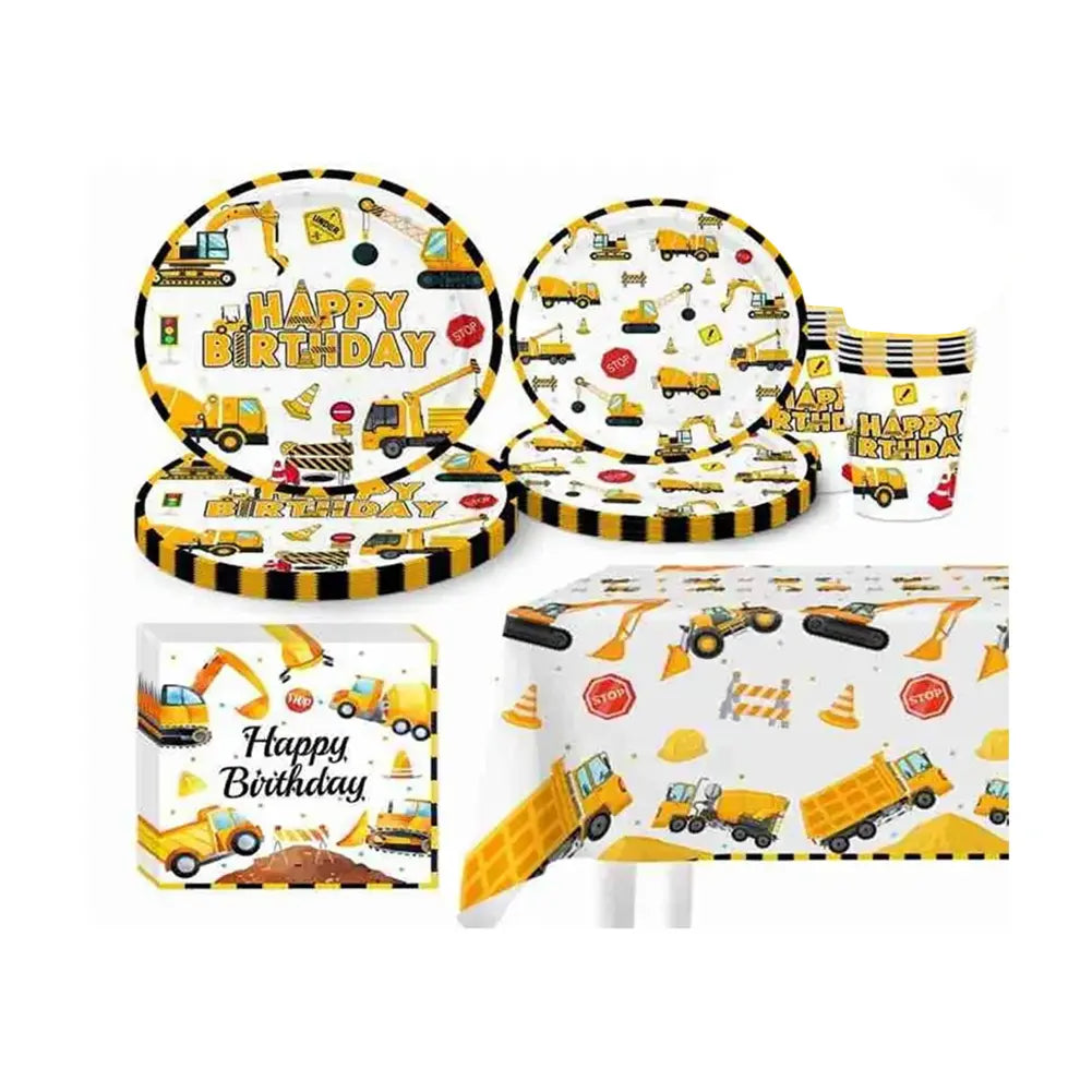 Pack de Cumpleaños 51 Piezas - Zona de Construcción
