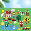 Educational Felt Wall Hanging – Farm Theme