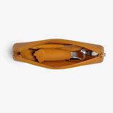 Citron Silicone Cutlery Set with Pouch - Tiger Caramel