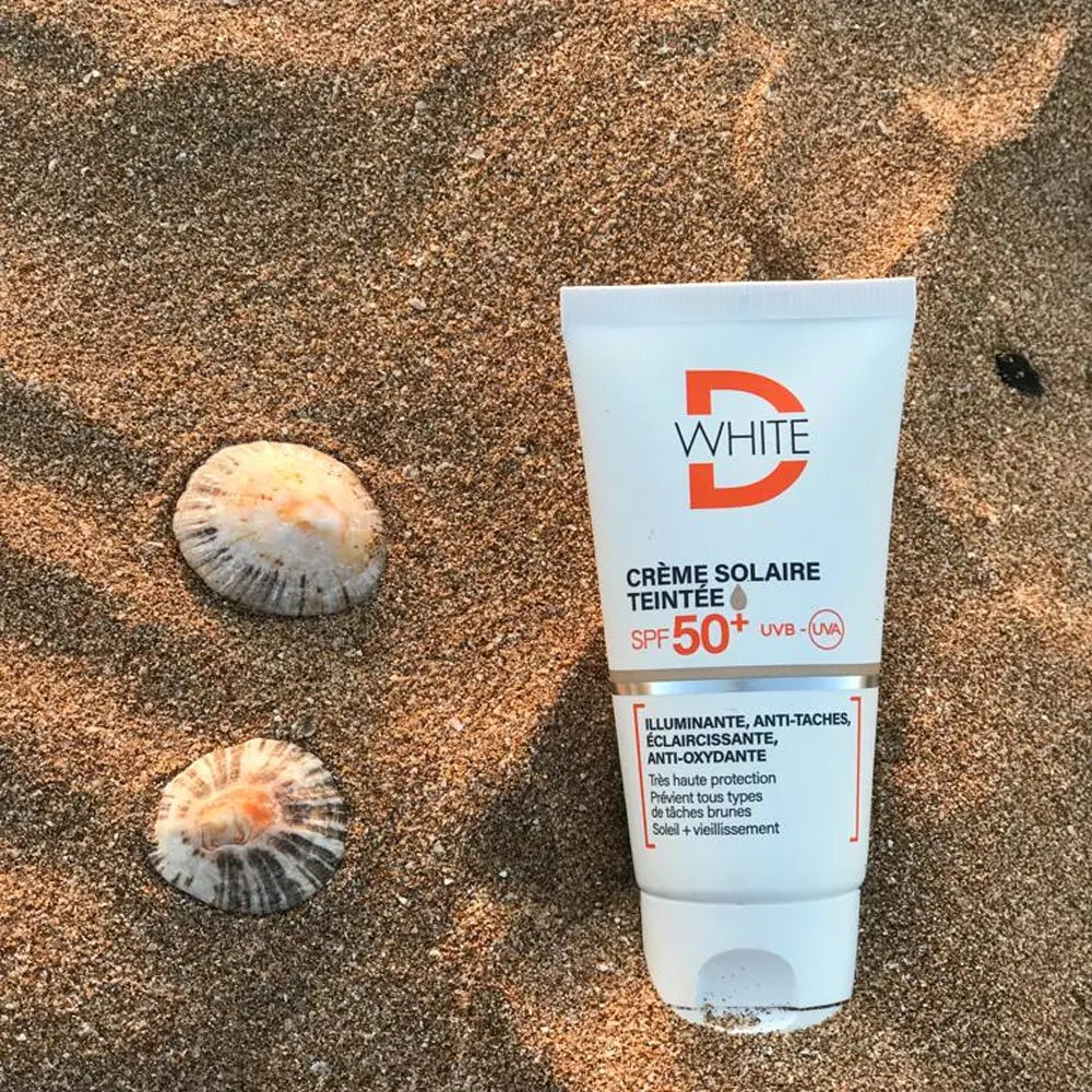 Protector solar con color Dwhite FPS 50 tono medio – 50 ml