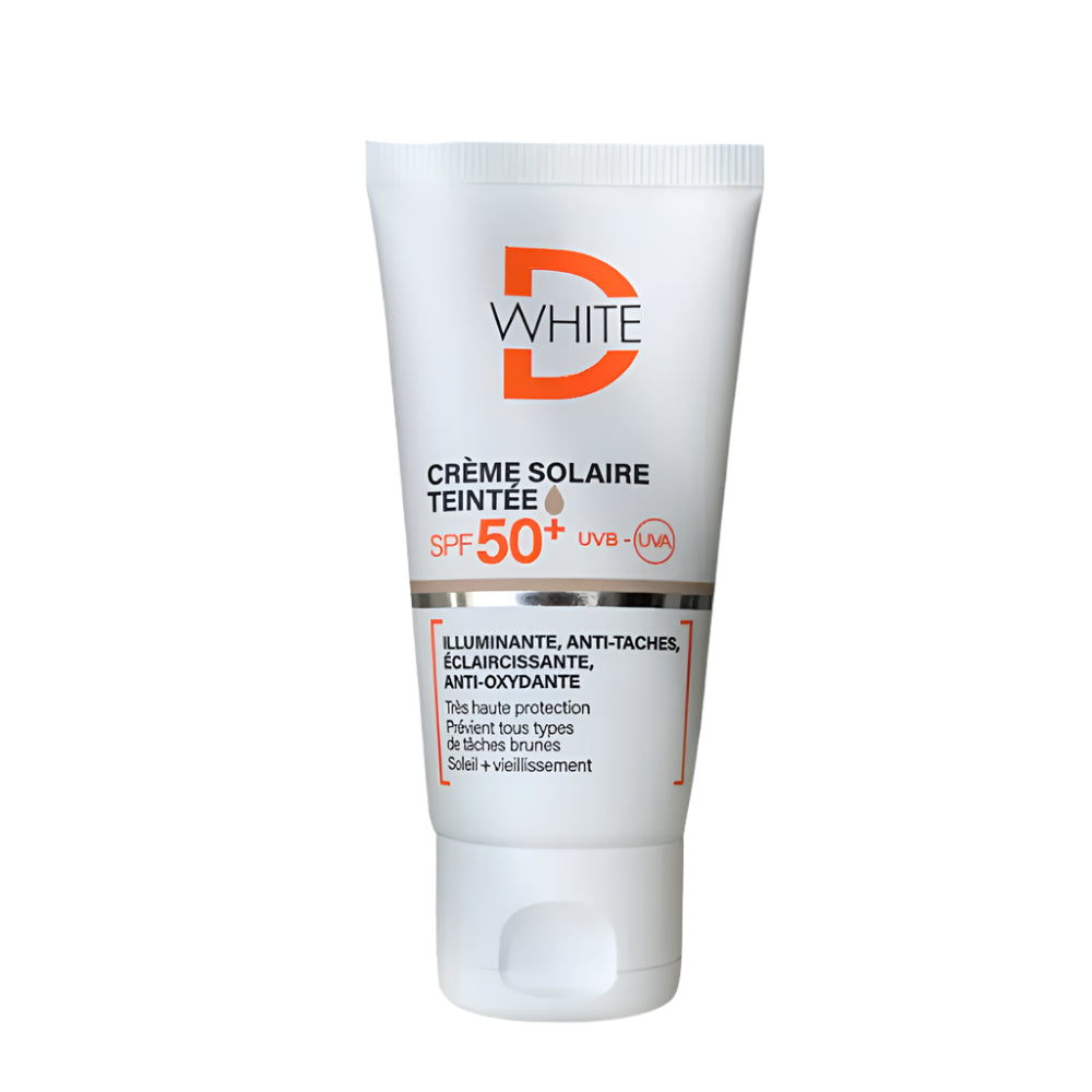 Protector solar con color Dwhite FPS 50 tono medio – 50 ml